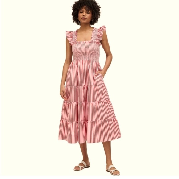 Hill House Dresses & Skirts - Hill House The Ellie Nap Dress Cherry Stripe